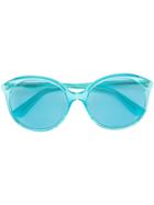 Gucci Eyewear Round Frame Sunglasses - Blue