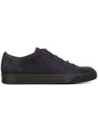 Lanvin Classic Lace-up Sneakers, Men's, Size: 7, Blue, Suede/calf Leather/rubber