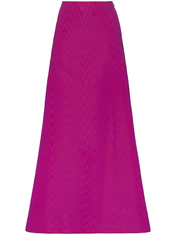 Taller Marmo Iconica Silk Maxi Skirt - Pink