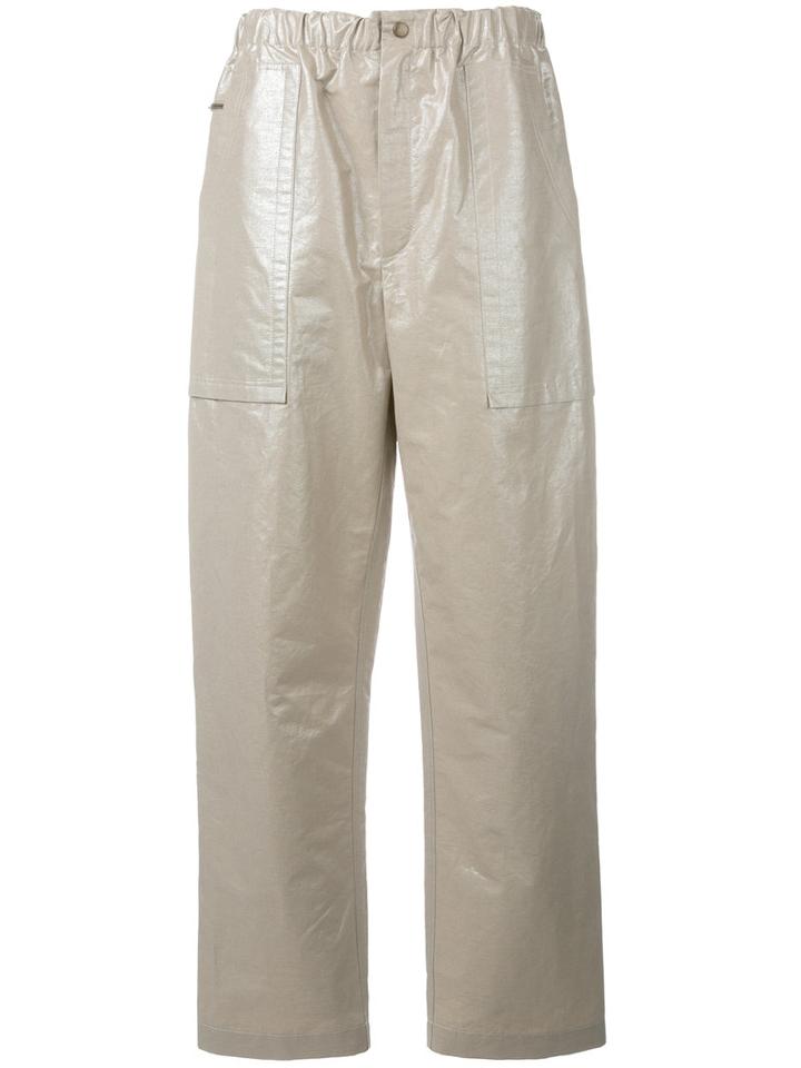 Isabel Marant - Loris Trousers - Women - Cotton/linen/flax - 40, Women's, Grey, Cotton/linen/flax
