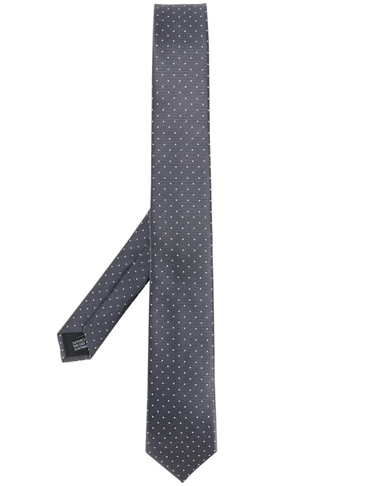 Lanvin Polka-dot Tie - Grey