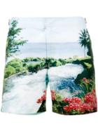 Orlebar Brown Bulldog Seaside Rapids Swim Shorts, Men's, Size: 28, Polyester