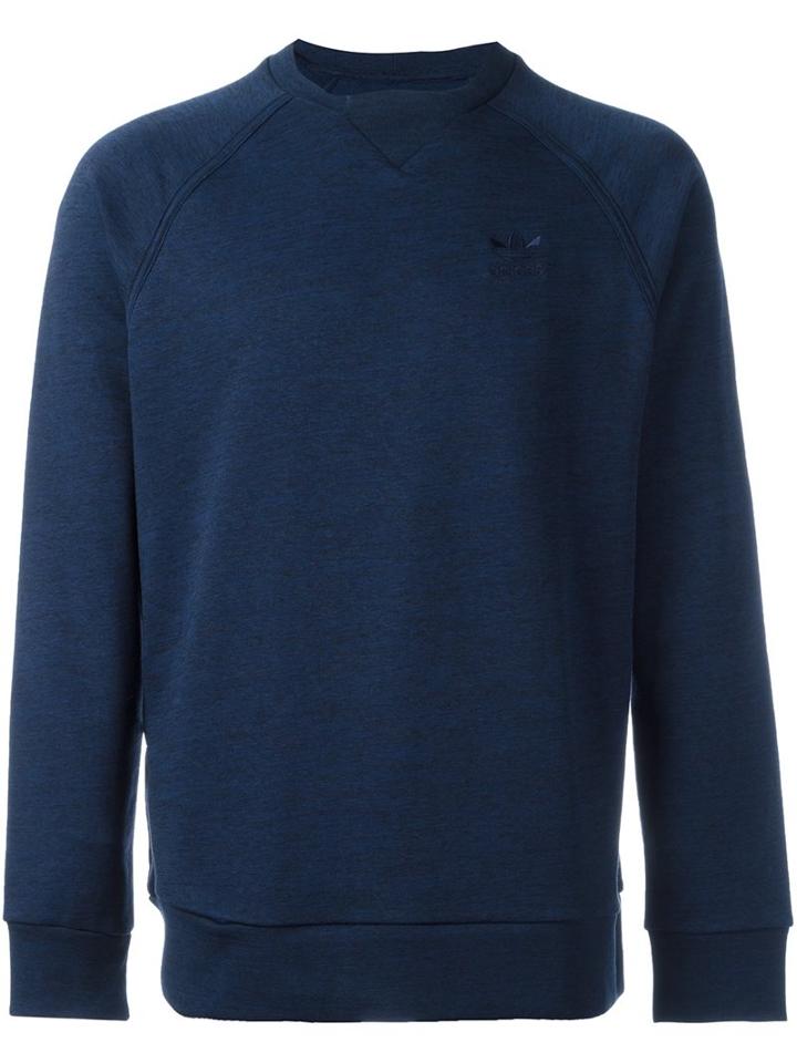 Adidas Originals 'pt' Crew Neck Sweatshirt, Men's, Size: Large, Blue, Cotton/polyester