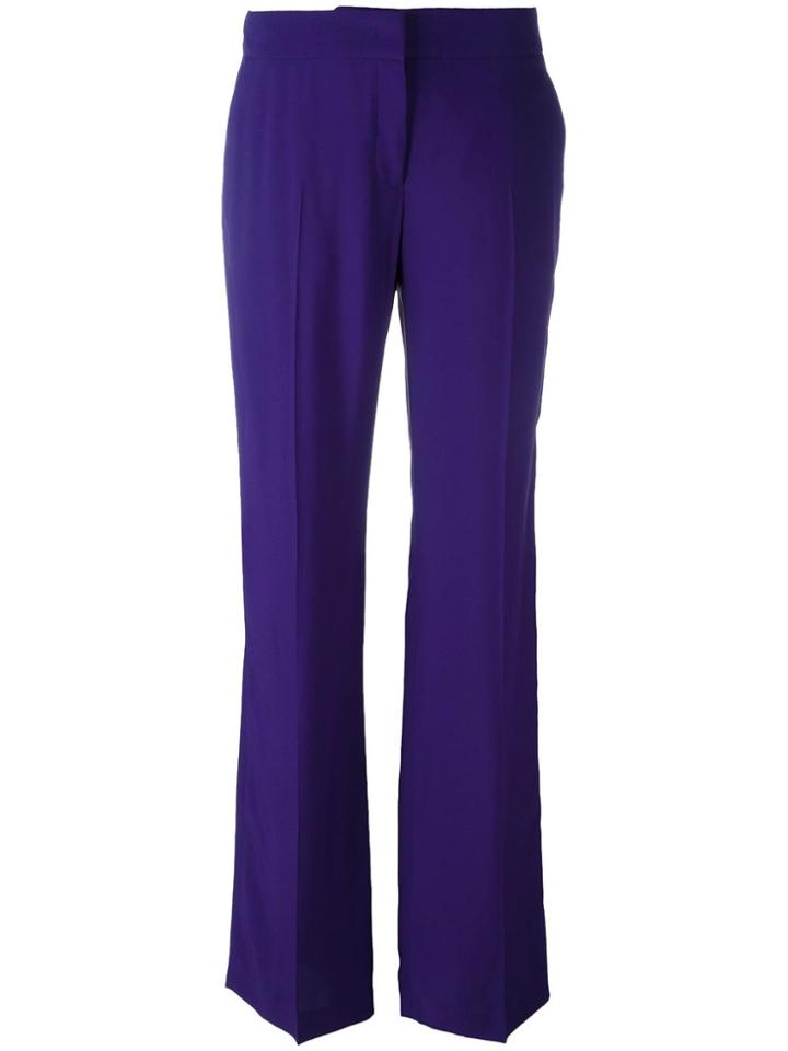 No21 Bootcut Tailored Trousers - Pink & Purple
