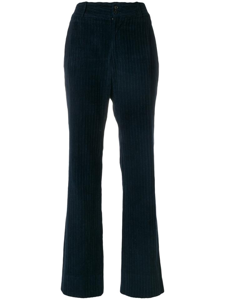 Dolce & Gabbana Vintage Wide Leg Trousers - Blue