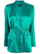 Cushnie Drawstring Blazer - Green