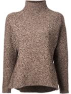Scanlan Theodore Melange Cocoon Sweater, Women's, Size: Medium, Brown, Wool