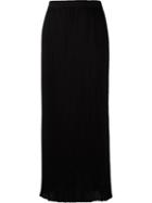 Gig Ribbed Knit Skirt, Women's, Size: G, Black, Polyamide/spandex/elastane/viscose