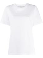 Stella Mccartney Logo Embossed T-shirt - White