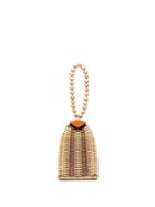 Ulla Johnson Raya Trapeze Woven Bag - Neutrals