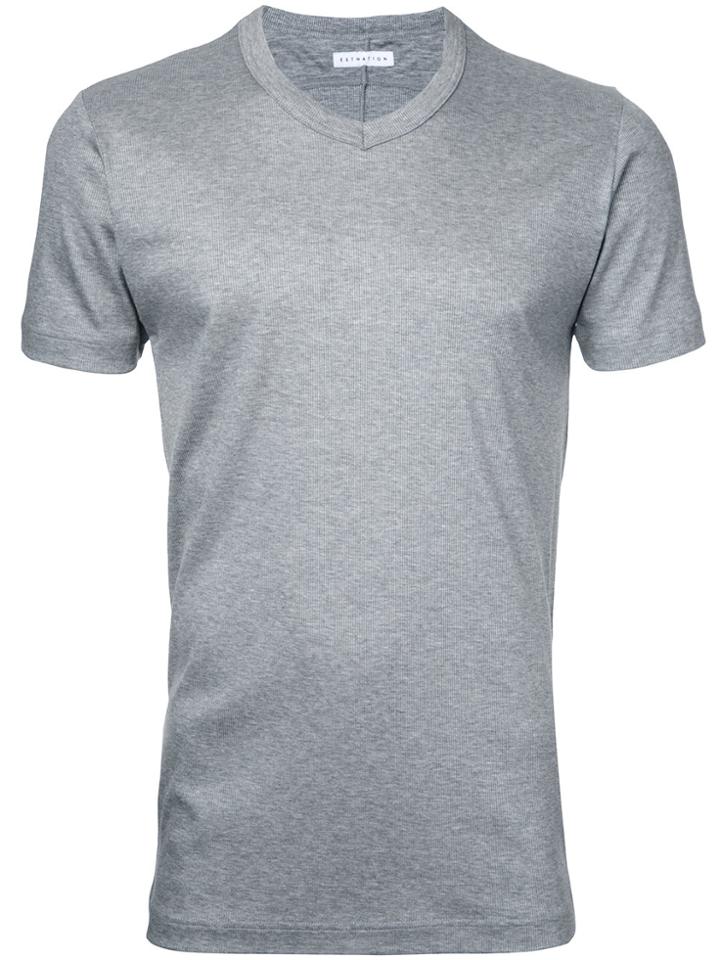 Estnation V-neck T-shirt - Grey