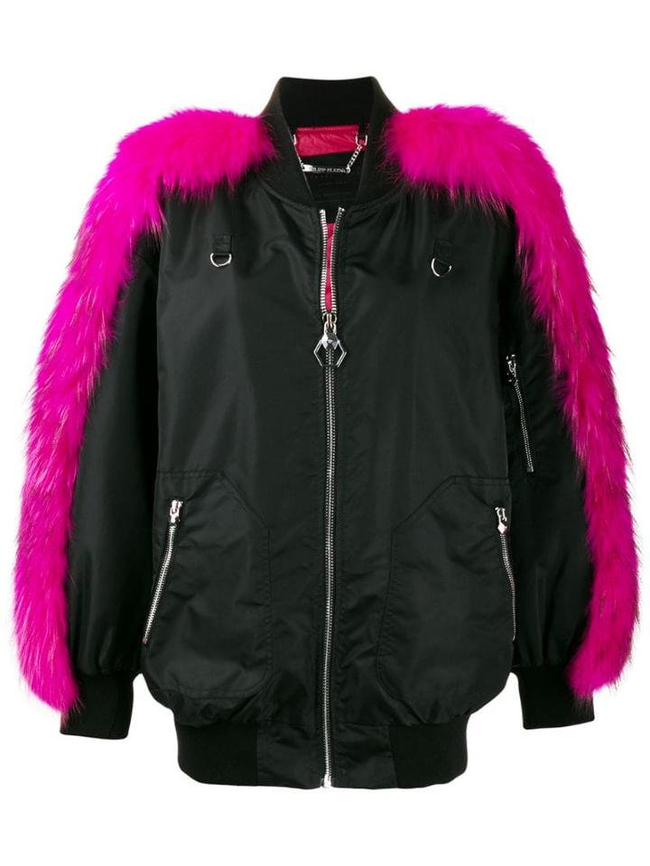 Philipp Plein Bomber Luxury Jacket - Black