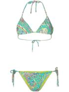 Etro Mixed Floral Print Bikini - Multicolour