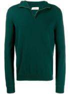 Pringle Of Scotland High Neck Fitted Sweater - Green