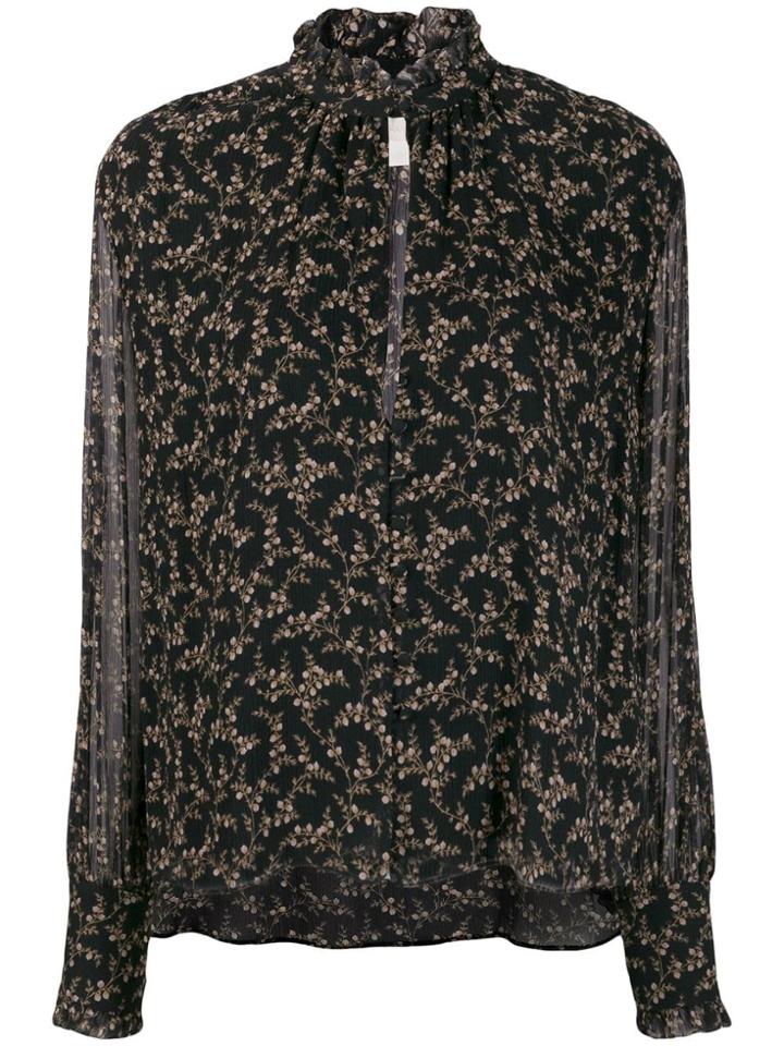 Jonathan Simkhai Floral Print Blouse - Black