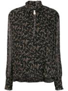 Jonathan Simkhai Floral Print Blouse - Black