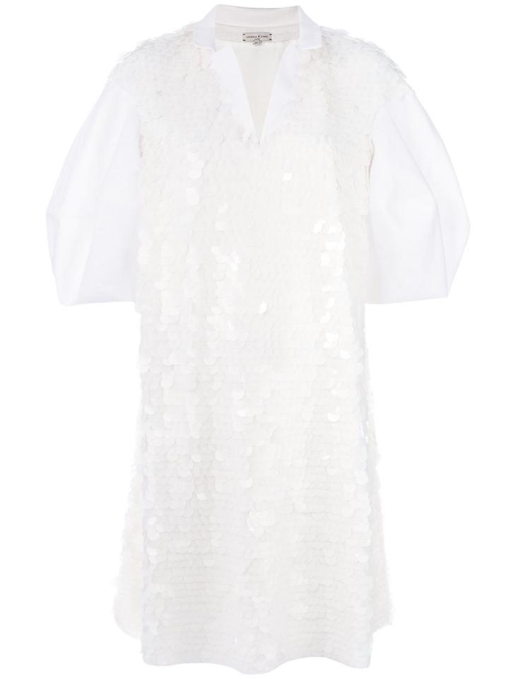 Natasha Zinko Paillette Dress - White
