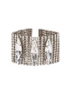 Miu Miu Crystal Embellished Cuff Bracelet - Nude & Neutrals