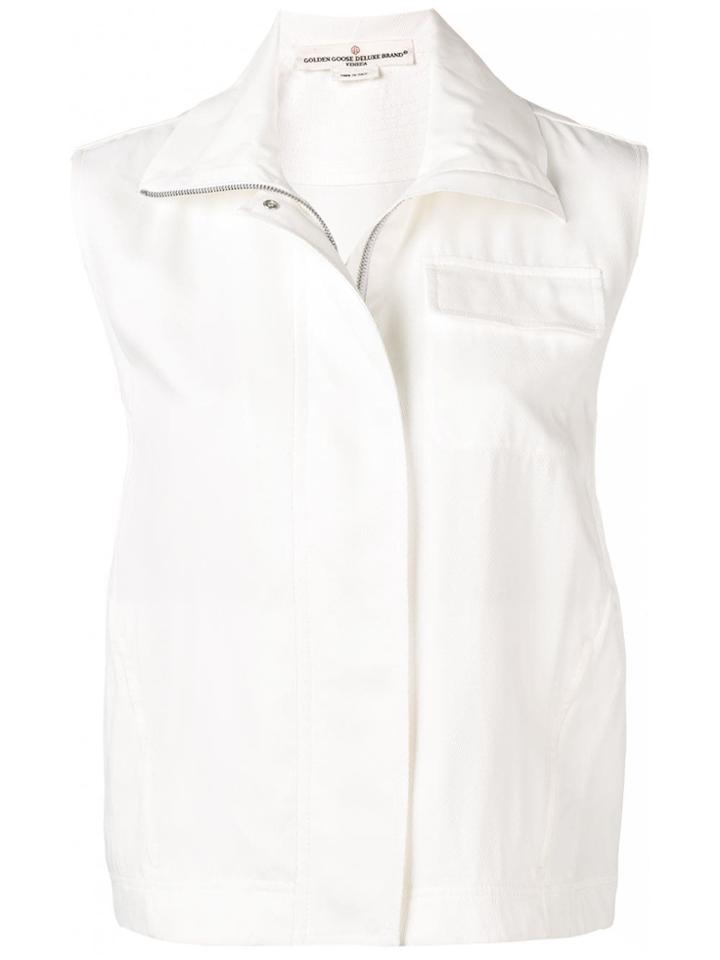 Golden Goose Deluxe Brand Classic Gilet - White