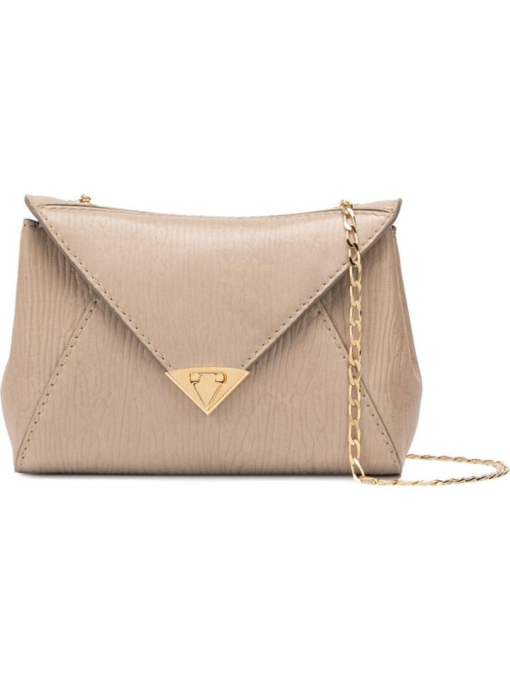 Tyler Ellis Amanda Small Shoulder Bag - Neutrals