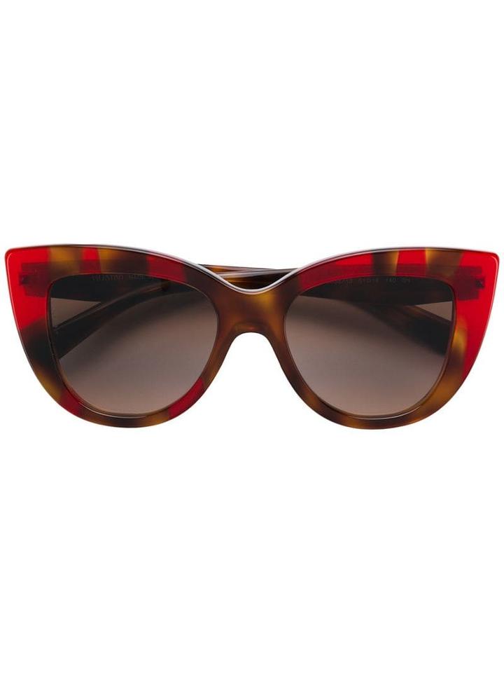 Valentino Eyewear Cat Eye Sunglasses - Neutrals