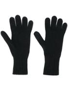 Pringle Of Scotland Women's Classic Cashmere Gloves In Black