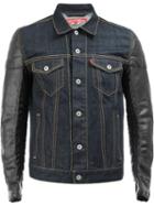 Junya Watanabe Comme Des Garçons Man Flap Pockets Denim Jacket, Men's, Size: Medium, Blue, Cotton/polyurethane Resin