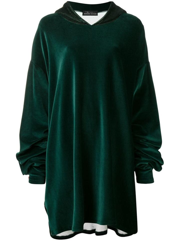 Barbara Bologna Loose Long-sleeved Hoodie - Green
