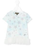 Star Print T-shirt - Kids - Cotton/polyamide/spandex/elastane - 24 Mth, Blue, Roberto Cavalli Kids