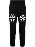 Neil Barrett Star Print Trousers - Black