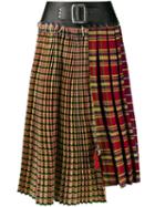 Chopova Lowena Pleated Midi Skirt - Yellow