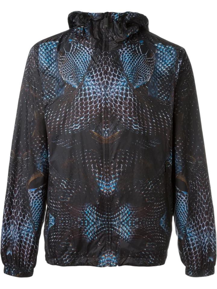 Marcelo Burlon County Of Milan Potosi Windbreaker, Men's, Size: Xs, Black, Polyamide