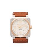 Bell & Ross Br03-92 Steel And Rose Gold 42mm - Brown