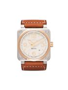 Bell & Ross Br03-92 Steel And Rose Gold 42mm - Brown