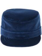 Valas Velvet Cadet Cap, Men's, Blue, Cotton/velvet