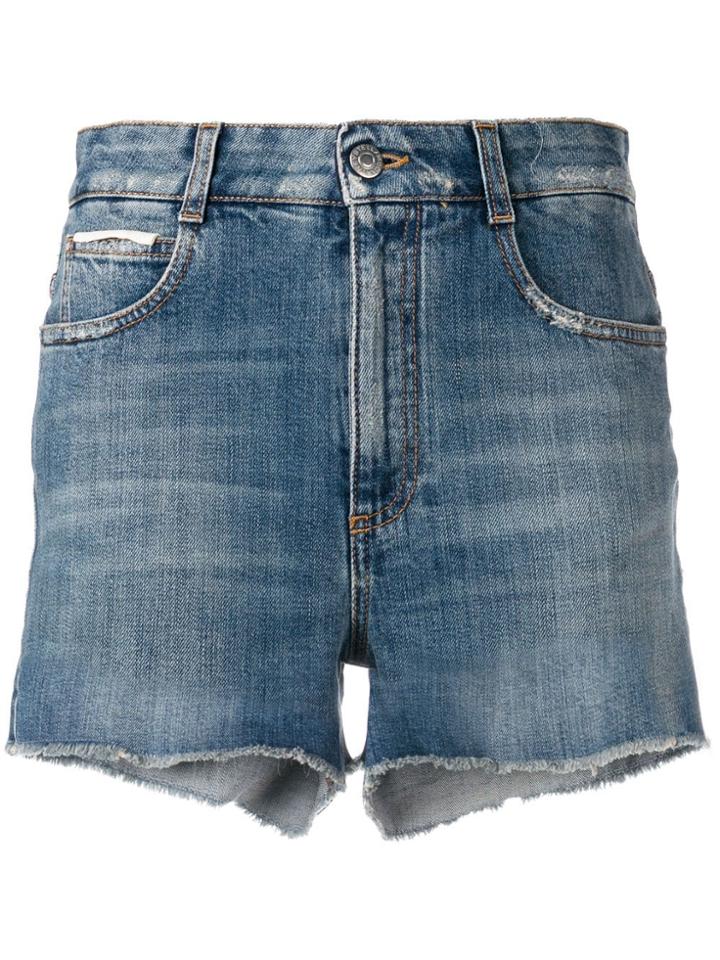 Stella Mccartney The Denim Shorts - Blue