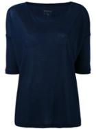 Woolrich - Classic Slouch Top - Women - Lyocell - M, Blue, Lyocell