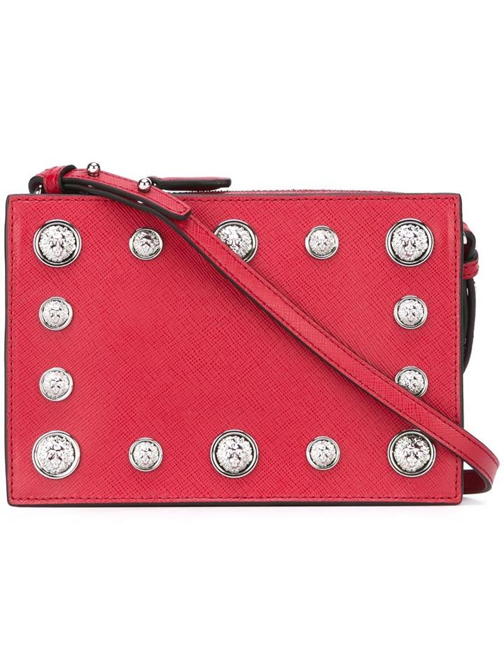 Versus Studded Crossbody Bag, Women's, Red