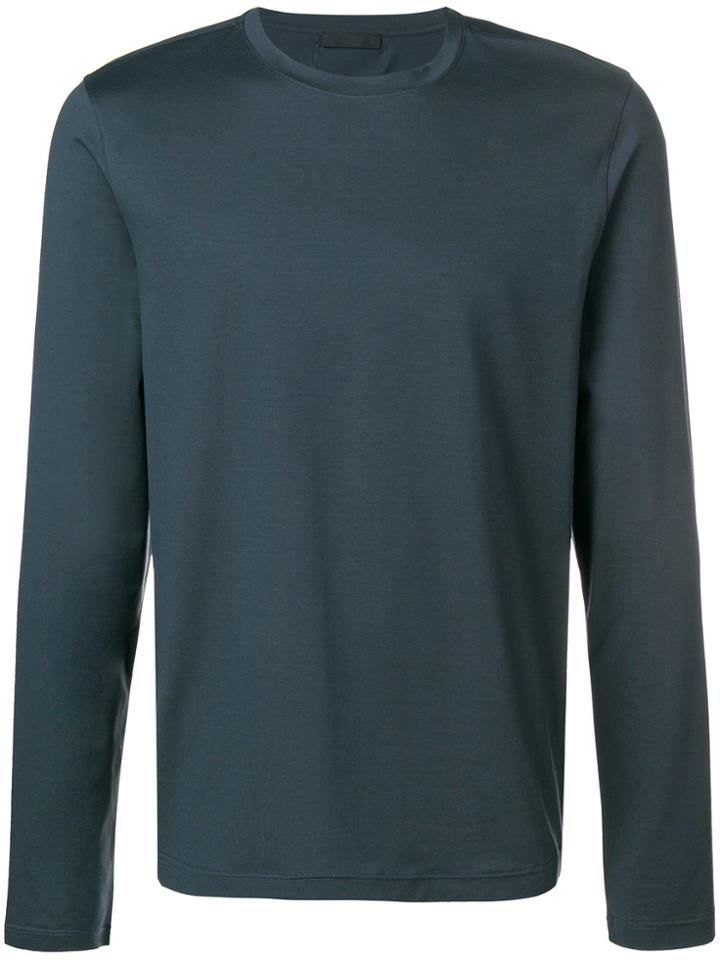 Prada Long Sleeved T-shirt - Blue