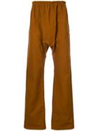 Raf Simons Casual Drop-crotch Trousers - Brown