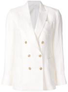 Max Mara Double-breasted Blazer - White