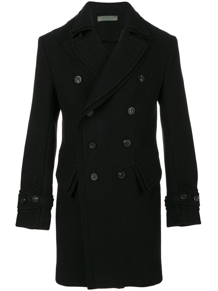 Di Liborio Double Breasted Coat - Black