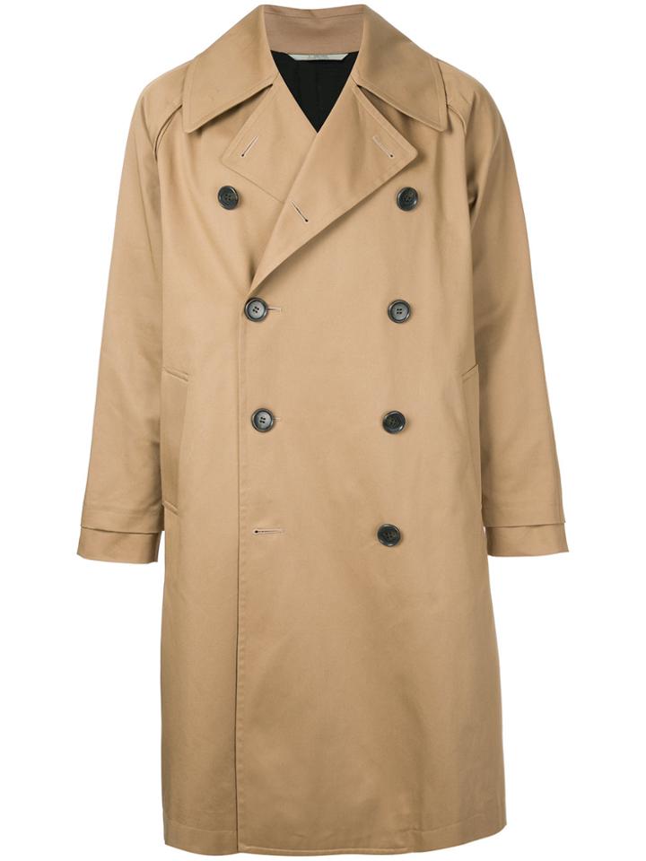 N. Hoolywood Classic Style Trench Coat - Nude & Neutrals