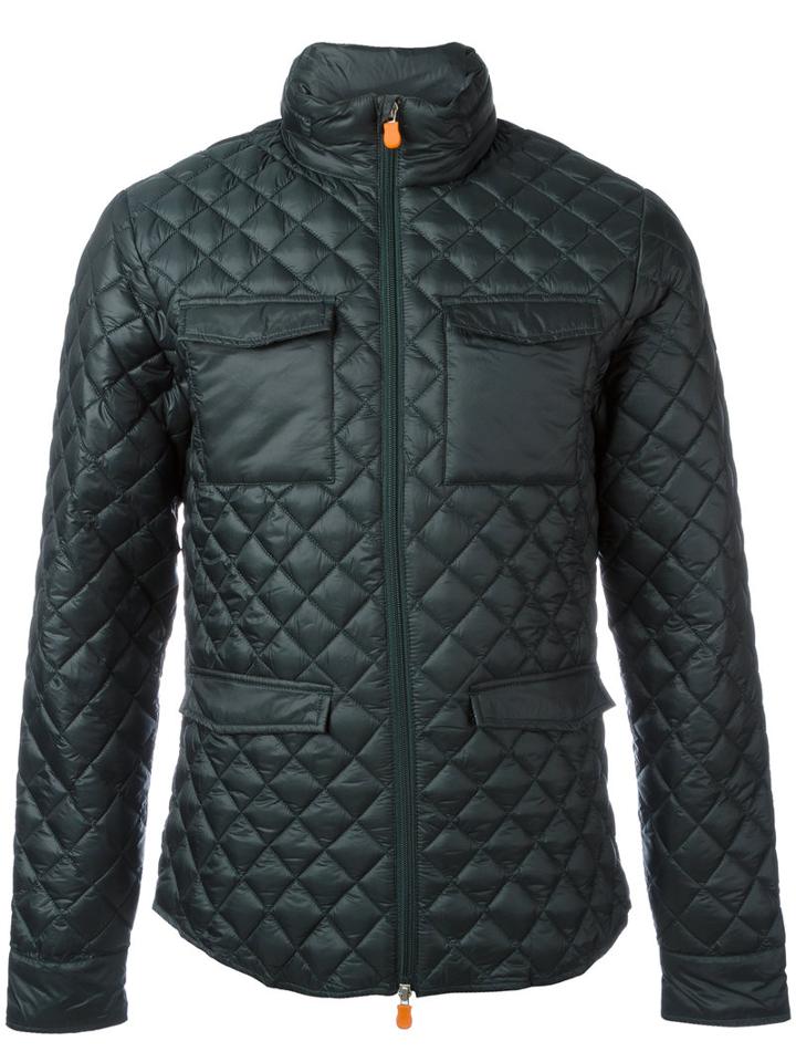 Save The Duck - Quilted Jacket - Men - Nylon/polyester - Xxl, Green, Nylon/polyester