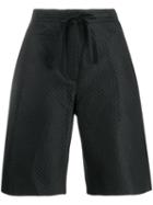 Christian Dior Pre-owned Quilted Long Shorts - Black