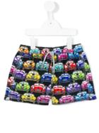 Mc2 Saint Barth Kids - Car Print Swim Shorts - Kids - Polyamide/polyester/spandex/elastane - 4 Yrs, Toddler Boy's, Blue