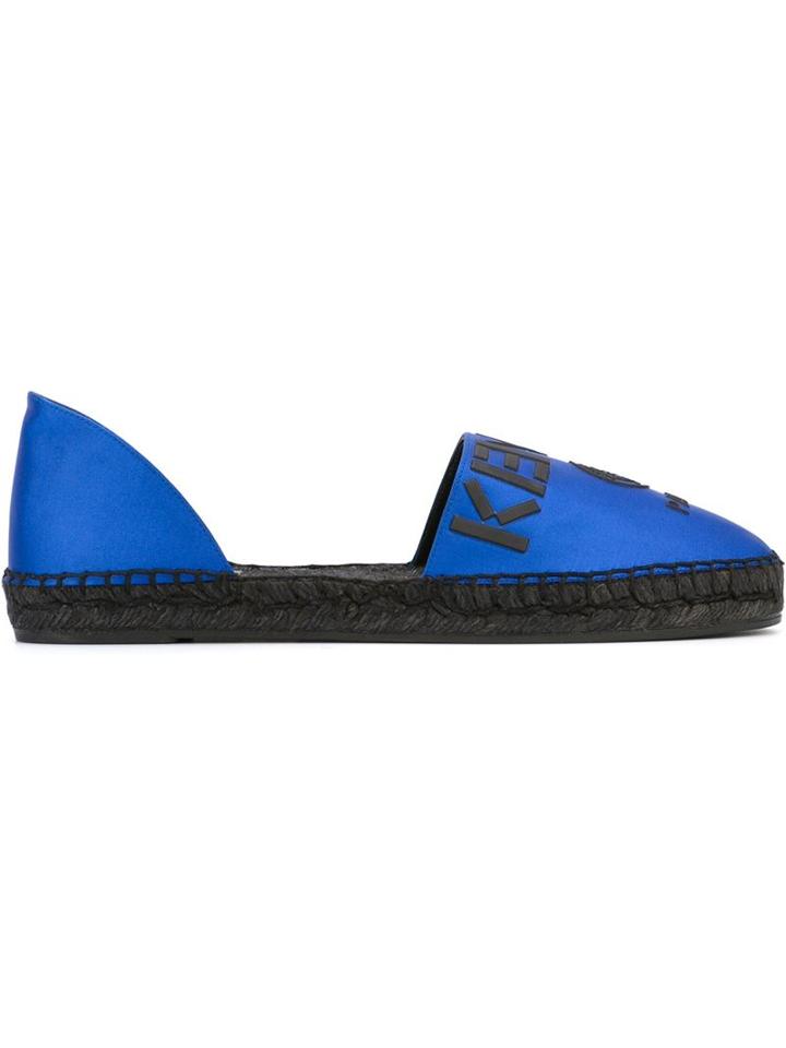 Kenzo Kenzo Paris Espadrilles, Women's, Size: 40, Blue, Cotton/rubber
