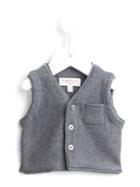 Cashmirino V-neck Gilet, Infant Boy's, Size: 3 Mth, Grey
