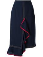 Marco De Vincenzo Draped Skirt - Blue