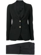 Tagliatore Classic Trouser Suit - Black